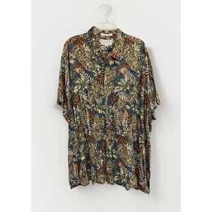 Natural Exchange Alexander Lloyd Mens 4X Hawaiian Button Down Shirt Rayon